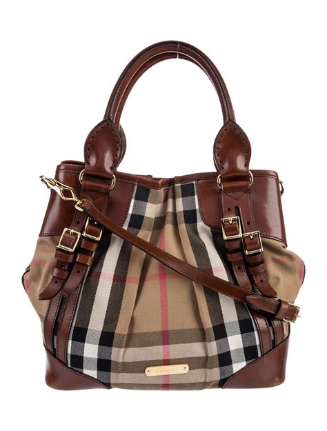 Burberry Bridle House Check Bag 